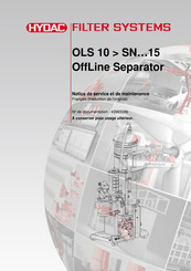 HYDAC FILTER SYSTEMS OLS 10 Notice De Service Et De Maintenance