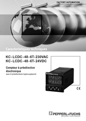 Pepperl+Fuchs KC-LCDC-48-6T-230VAC Caractéristiques Techniques