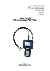 PCE Instruments PCE-VE 3 Serie Notice D'emploi