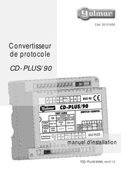 golmar CD-PLUS/90 Manuel D'installation