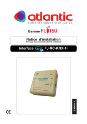 Fujitsu FJ-RC-KNX-1i Notice D'installation
