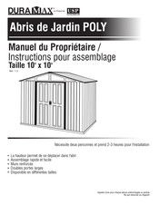 USP DURAMAX POLY Manuel Du Propriétaire/D'assemblage