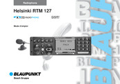 Bosch BLAUPUNKT Helsinki RTM 127 Mode D'emploi