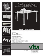 vita Bristol Grande Guide D'assemblage