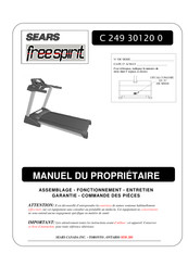 Sears Free Spirit C 249 30120 0 Manuel Du Propriétaire