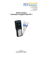 PCE PCE-ATP 1 Notice D'emploi