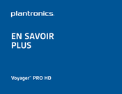 Plantronics Voyager PRO HD Mode D'emploi