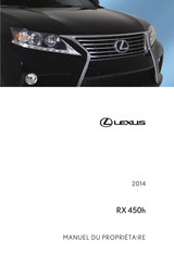 Lexus RX 450h 2014 Manuel Du Propriétaire
