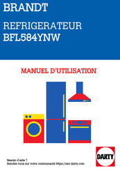 Brandt BFL584YNW Manuel D'instructions