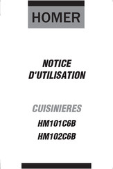 Homer HM102C6B Notice D'utilisation