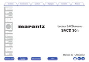 Marantz SACD 30n Manuel De L'utilisateur