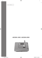 JCM Technologies ACCESS-2000 Mode D'emploi