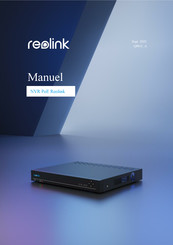 Reolink RLN8-410-E Manuel