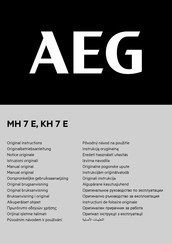 AEG MH 7 E Notice Originale