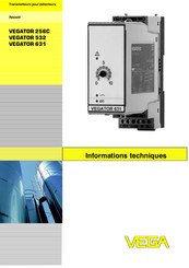 Vega TOR 532 Informations Techniques