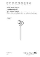 Endress+Hauser Levelflex FMP53 Manuel De Mise En Service