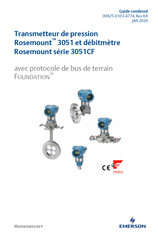Emerson Rosemount 3051CF Série Guide Condensé