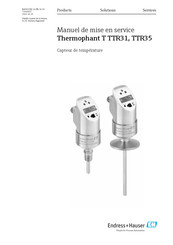 Endress+Hauser Thermophant T TTR35 Manuel De Mise En Service