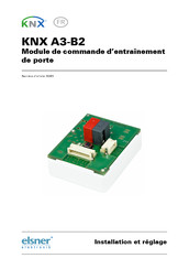 Elsner Elektronik KNX A3-B2 Installation Et Réglage