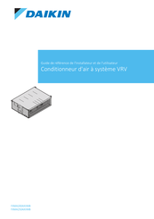 Daikin FXMA200AXVMB Guide De Référence De L'installateur Et De L'utilisateur