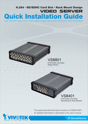 Vivotek VS8801 Mode D'emploi