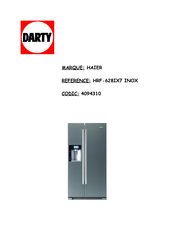 Haier HRF-628DGB7 Mode D'emploi