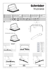 Schreder TFLEX BASE Instructions De Montage