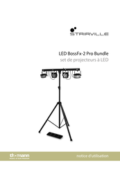thomann Stairville LED BossFx-2 Pro Bundle Notice D'utilisation