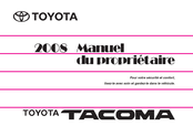 Toyota TACOMA 2008 Manuel Du Propriétaire