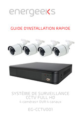 Energeeks EG-CCTV001 Guide D'installation Rapide