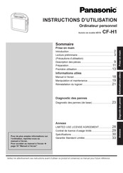 Panasonic CF-H1 Série Instructions D'utilisation
