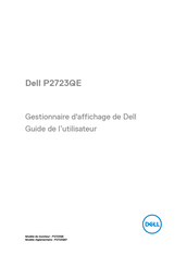Dell P2723QE Guide De L'utilisateur