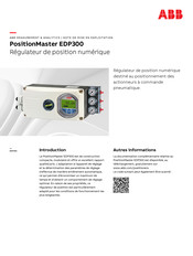 ABB PositionMaster EDP300 Note De Mise En Exploitation