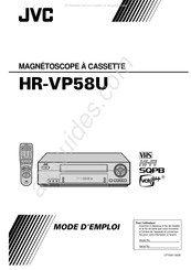 JVC HR-VP58U Mode D'emploi