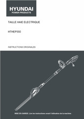 Hyundai HTHEP550 Instructions Originales