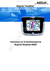 Magellan RoadMate 6000T Instructions Sur Le Fonctionnement