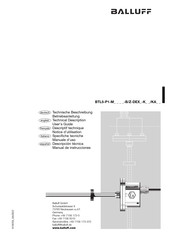 Balluff BTL5-P1-M Serie Notice D'utilisation