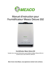 Meaco Deluxe 202 Manuel D'instruction