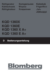 Blomberg KQD 1360 E A+ Notice D'utilisation