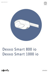 Somfy Dexxo Smart 800 io Manuel