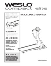 Weslo Compact elite Manuel De L'utilisateur