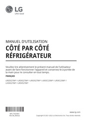 LG LHSXS2706 Série Manuel D'utilisation