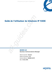 Nortel 1120E Guide De L'utilisateur