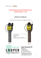 Lauper Instruments SENSIT HXG-3 Mode D'emploi
