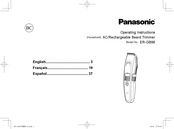 Panasonic ER-GB96 Manuel D'utilisation