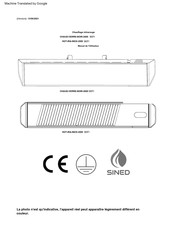 SINED W20A12GR-LG Manuel De L'utilisateur