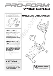 Pro-Form 710 EKG Manuel De L'utilisateur
