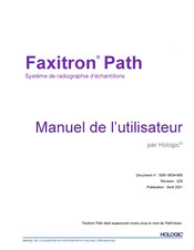 Hologic Faxitron Path Manuel De L'utilisateur