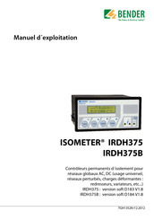 Bender ISOMETER IRDH375B Mode D'emploi