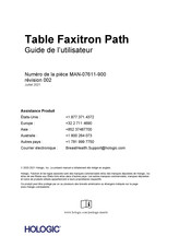 Hologic Faxitron Path Guide De L'utilisateur